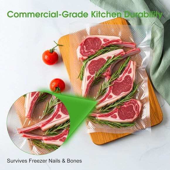 3Pack 11" x 10' Vacuum Sealer Bags Rolls,BPA Free,Heavy Duty,Leak-proof, Punc... - Picture 8 of 8